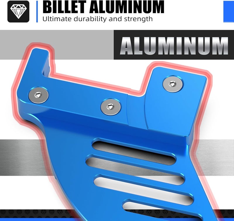 NICECNC Blue Rear Brake Disc Shield Protector Compatible with Husaberg TE/FE 250-570 allshippage 2009-2014 See Fitment - Image 3